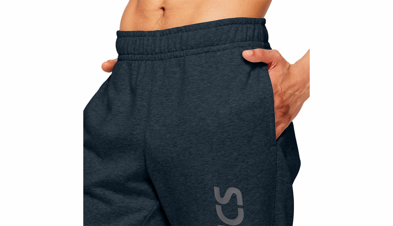Asics Big Logo Sweat Pant Blue 5 Asics Big Logo Sweat Pant Blue - Image 5